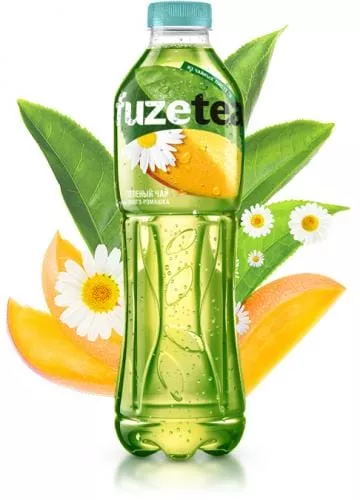 FUZE Tea Зеленый Манго-Ромашка 1 л. (12 бут.) - основное фото